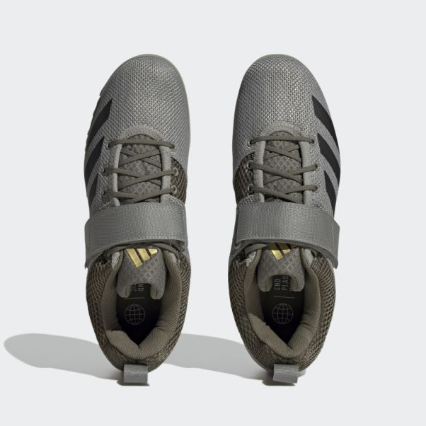 Adidas Powerlift 5 Chaussures D'haltérophilie Argent Caillou