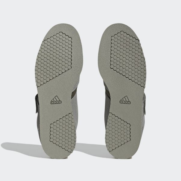 Adidas Powerlift 5 Chaussures D'haltérophilie Argent Caillou