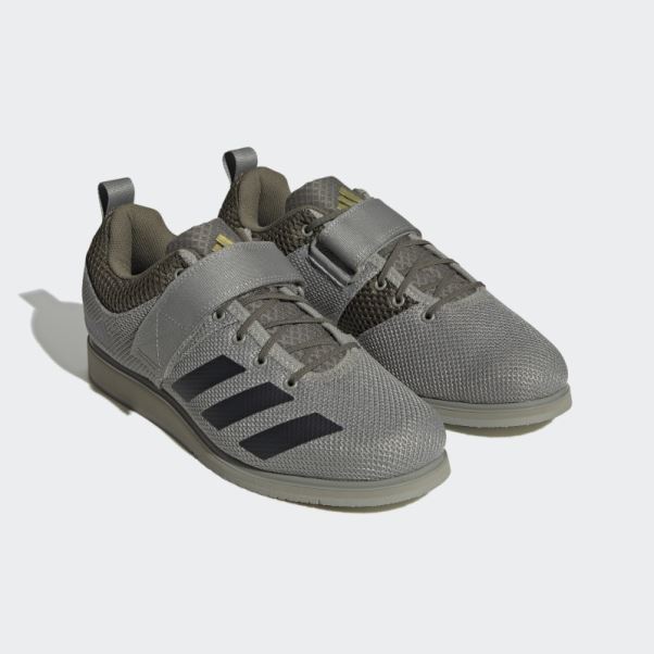 Adidas Powerlift 5 Chaussures D'haltérophilie Argent Caillou