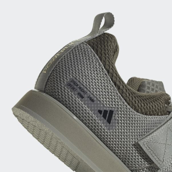 Adidas Powerlift 5 Chaussures D'haltérophilie Argent Caillou