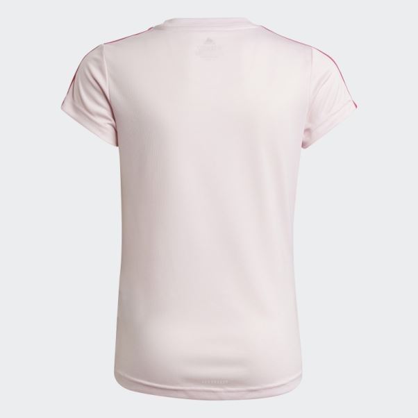 T-shirt 3 Bandes Adidas Rose