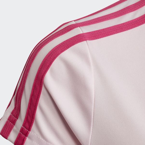 T-shirt 3 Bandes Adidas Rose