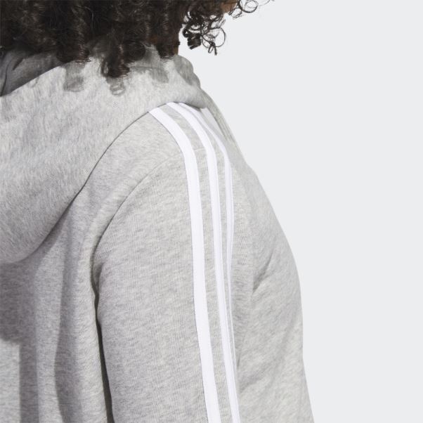Sweat à Capuche Court Adidas Argentina Gris