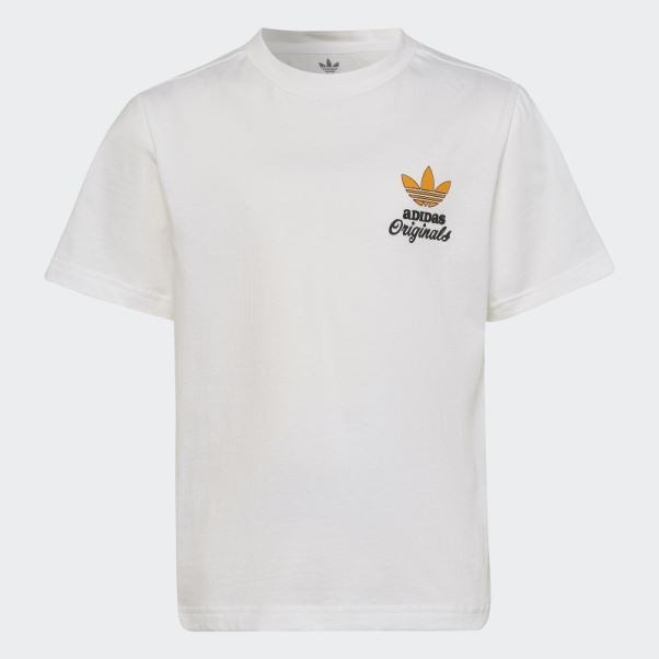 Ensemble Short Et T-shirt Trèfle Adidas Blanc