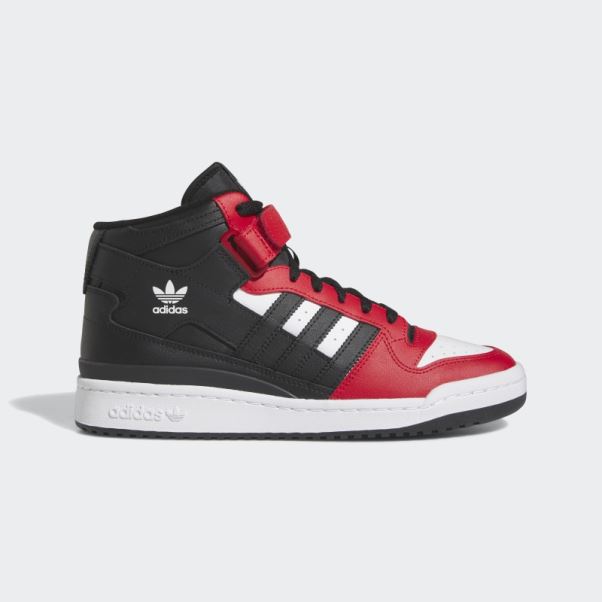 Chaussures Adidas Forum Mid écarlate