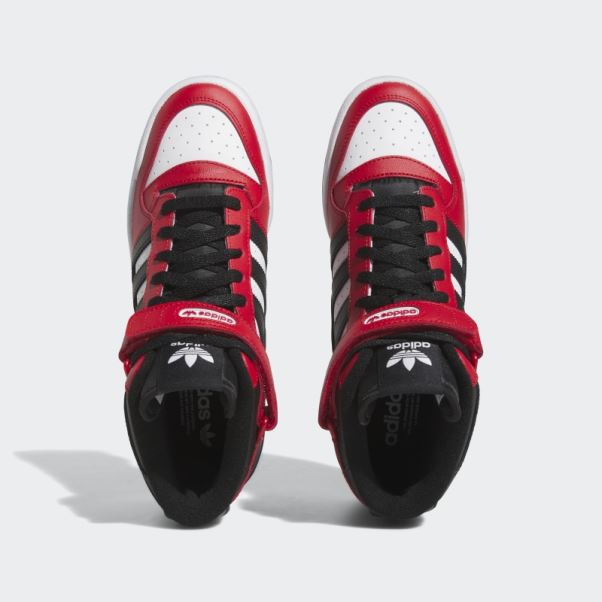 Chaussures Adidas Forum Mid écarlate