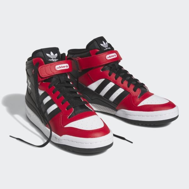 Chaussures Adidas Forum Mid écarlate