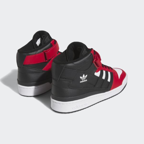 Chaussures Adidas Forum Mid écarlate