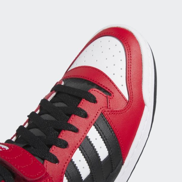 Chaussures Adidas Forum Mid écarlate