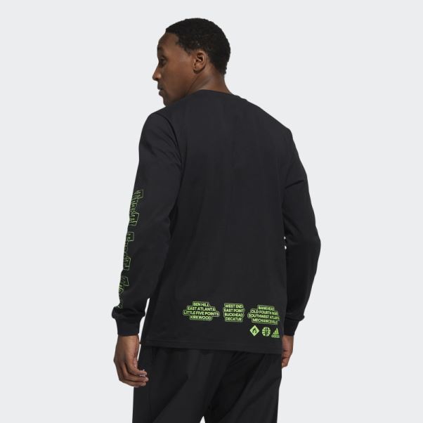 T-shirt Graphique Adidas Trae Noir