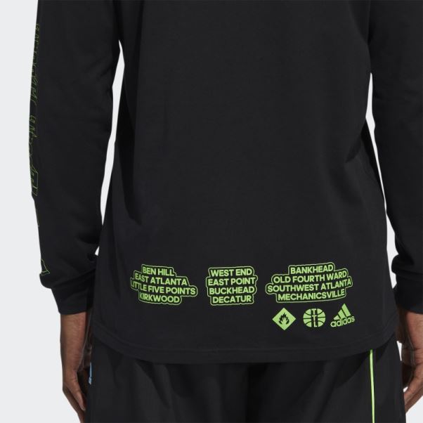 T-shirt Graphique Adidas Trae Noir