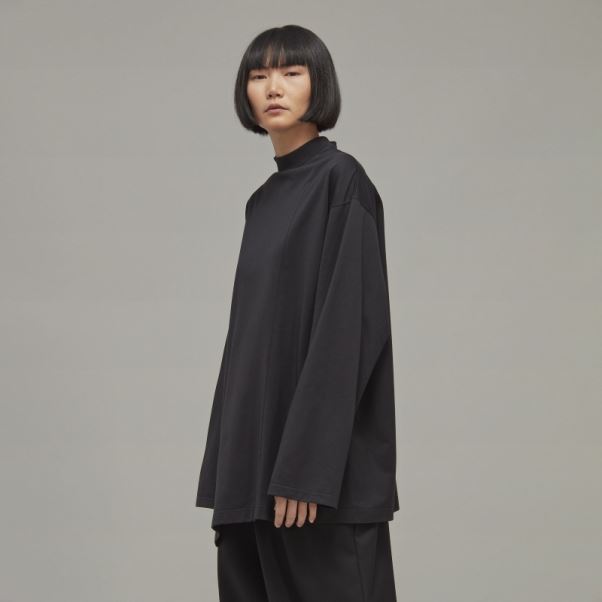 Y-3 Tee-shirt Ample à Manches Longues Haut De Gamme Adidas