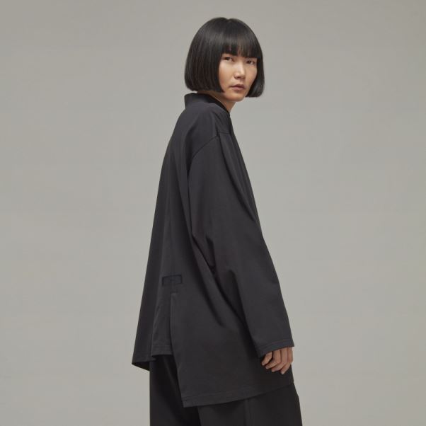 Y-3 Tee-shirt Ample à Manches Longues Haut De Gamme Adidas