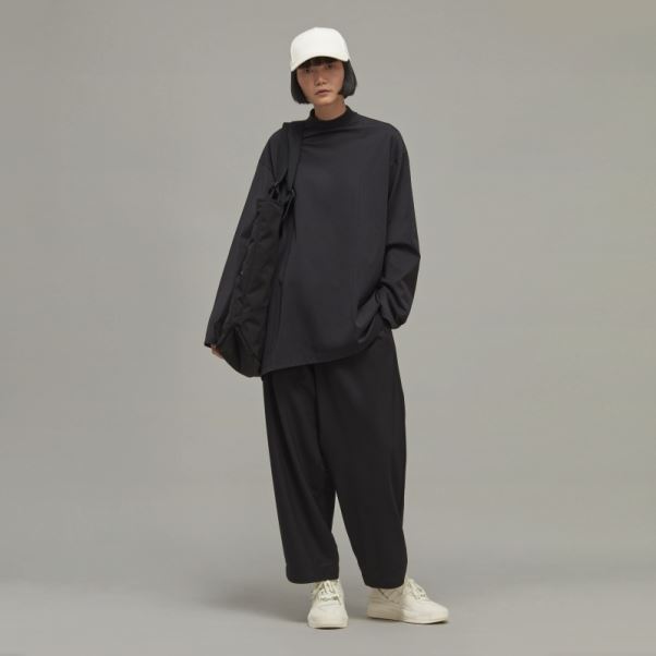 Y-3 Tee-shirt Ample à Manches Longues Haut De Gamme Adidas
