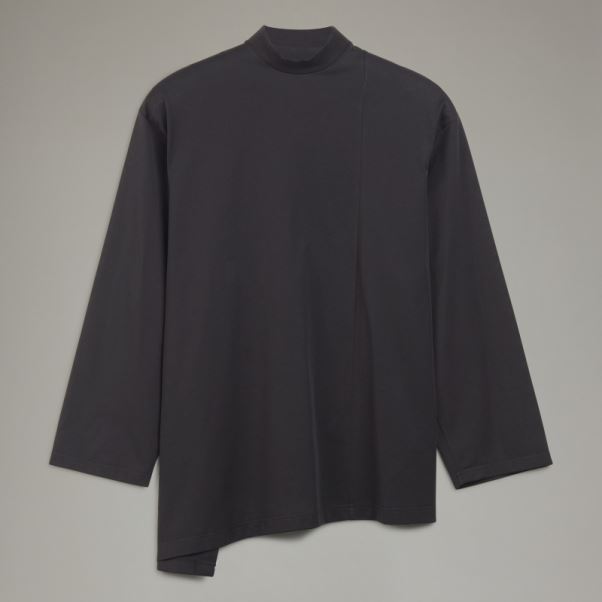 Y-3 Tee-shirt Ample à Manches Longues Haut De Gamme Adidas