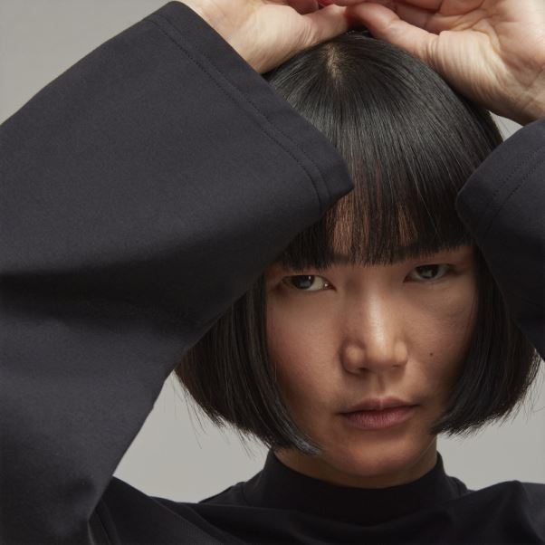 Y-3 Tee-shirt Ample à Manches Longues Haut De Gamme Adidas