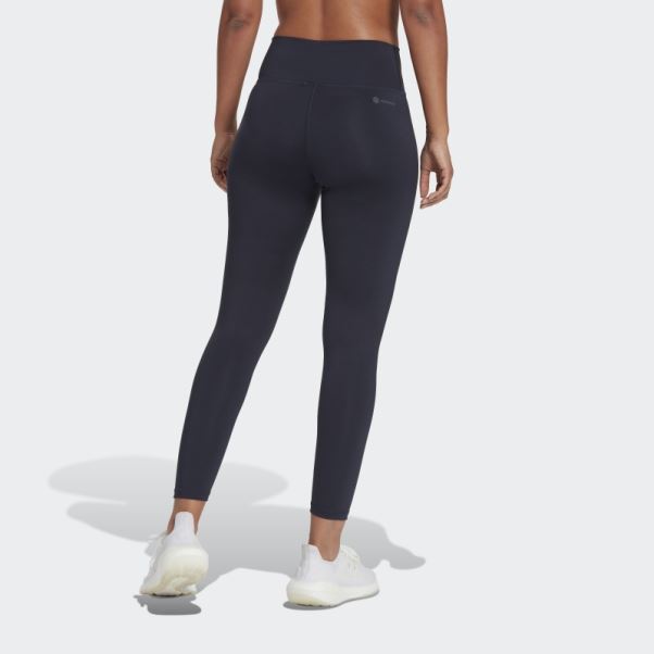 Legging Taille Haute 7/8 Training Essentials Encre Adidas