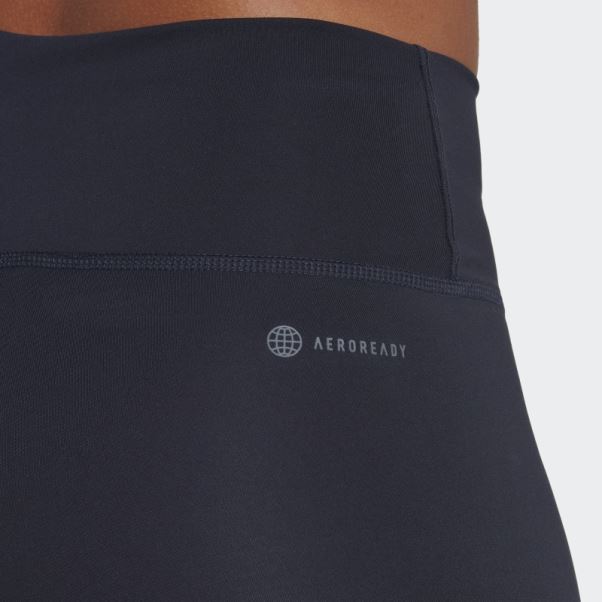 Legging Taille Haute 7/8 Training Essentials Encre Adidas