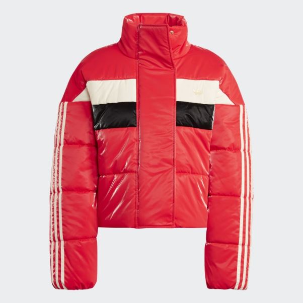 Doudoune Adidas Ski Chic Rouge Chaud