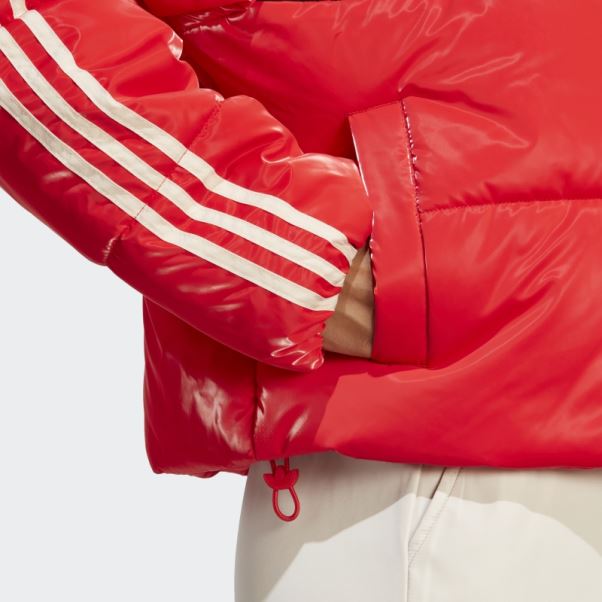 Doudoune Adidas Ski Chic Rouge Chaud