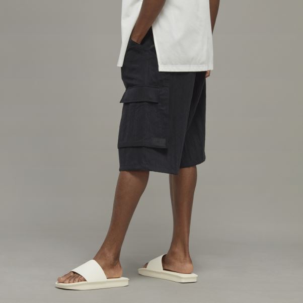 Adidas Y-3 Short Tissé Cargo Utilitaire