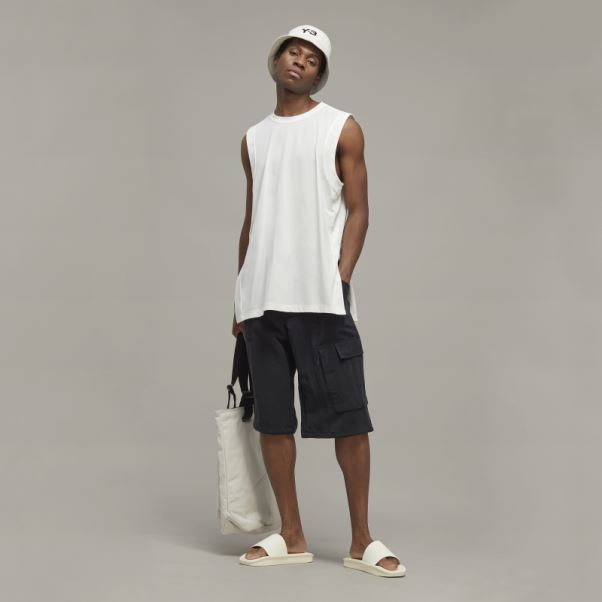 Adidas Y-3 Short Tissé Cargo Utilitaire