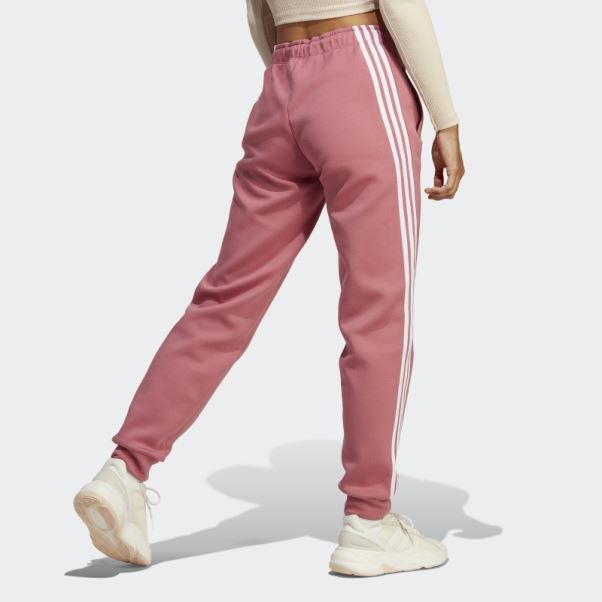 Pantalon Regular Adidas Future Icon Rose à 3 Bandes