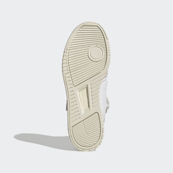 Adidas Postmove Mid Cloudfoam Super Lifestyle Basketball Mid Classic Chaussures Blanc