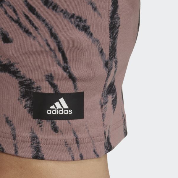 Adidas Future Icons Débardeur Imprimé Animal Violet