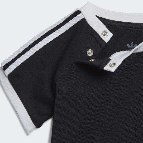 T-shirt Noir 3 Bandes Adidas