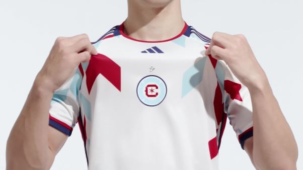 Maillot Extérieur Chicago Fire 23/24 Authentique Adidas Blanc