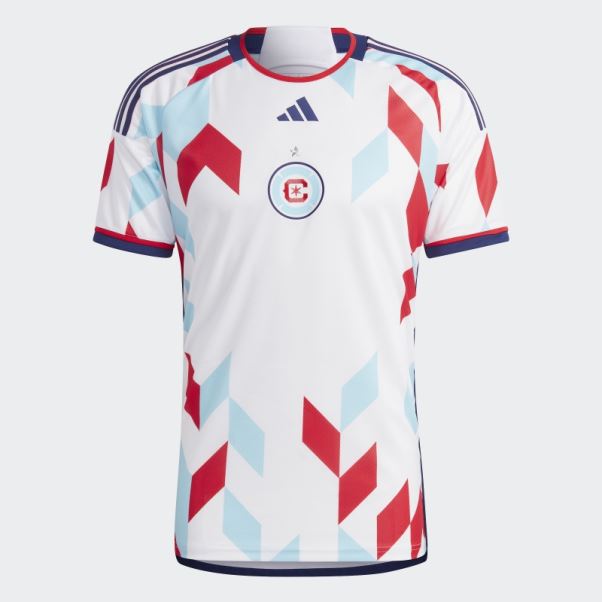Maillot Extérieur Chicago Fire 23/24 Authentique Adidas Blanc