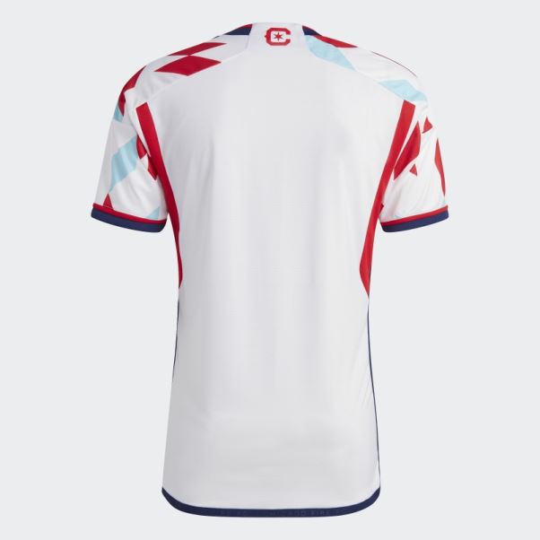 Maillot Extérieur Chicago Fire 23/24 Authentique Adidas Blanc