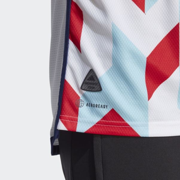 Maillot Extérieur Chicago Fire 23/24 Authentique Adidas Blanc