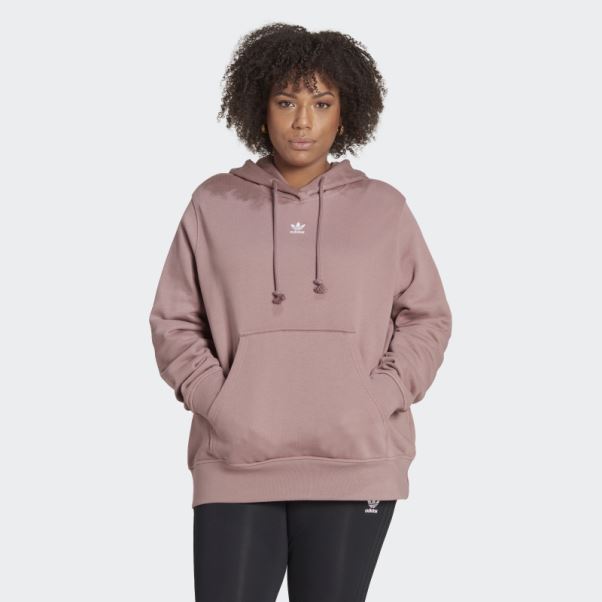 Sweat à Capuche Adidas Adicolor Essentials Violet (grande Taille)