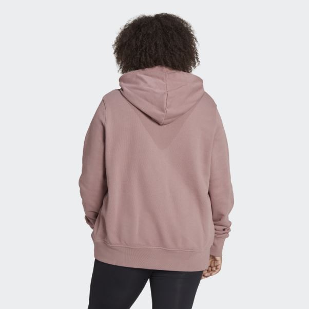 Sweat à Capuche Adidas Adicolor Essentials Violet (grande Taille)