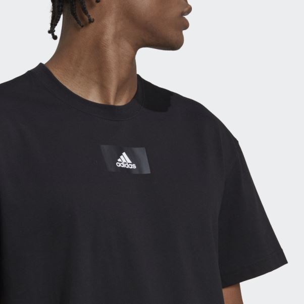 Essentials Feelvivid T-shirt à épaules Tombantes Noir Adidas