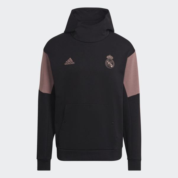 Adidas Real Madrid Sweat à Capuche De Voyage Noir