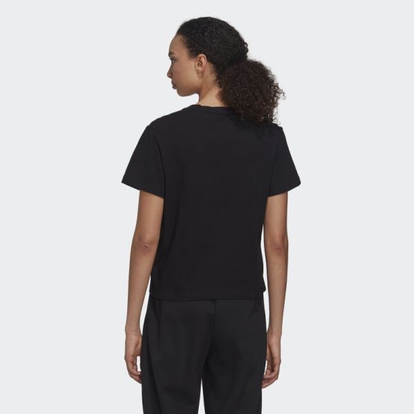 T-shirt Regular Imprimé Allover Adidas Noir