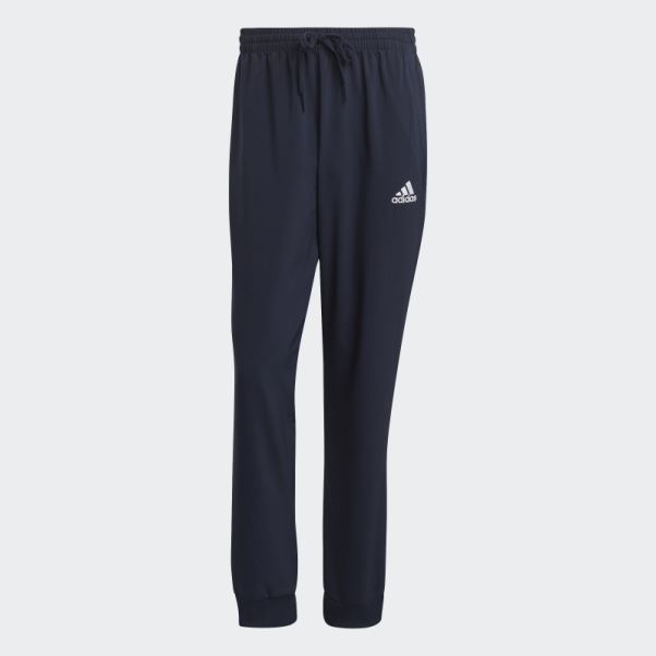 Aeroready Essentials Stanford Pantalon Fuselé à Petit Logo Brodé Adidas Ink