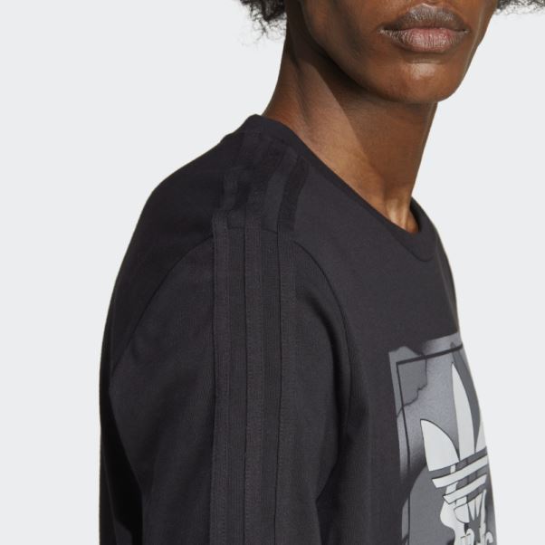 T-shirt Camo Noir Graphiques Adidas