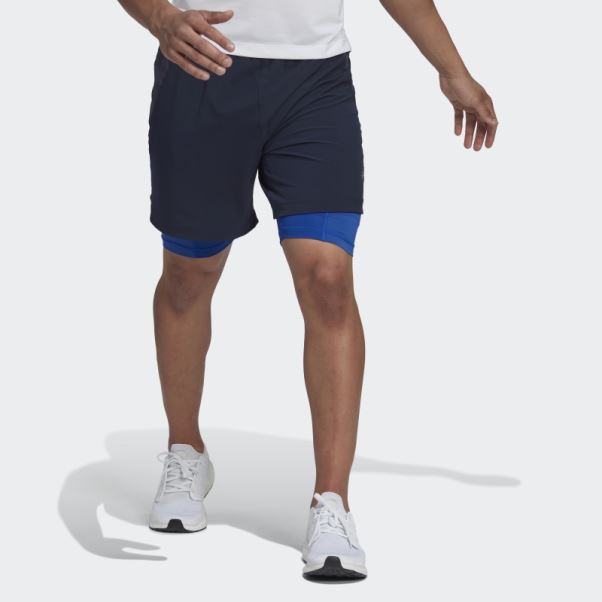 Short D'entraînement Hiit Spin Adidas Encre