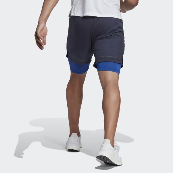 Short D'entraînement Hiit Spin Adidas Encre