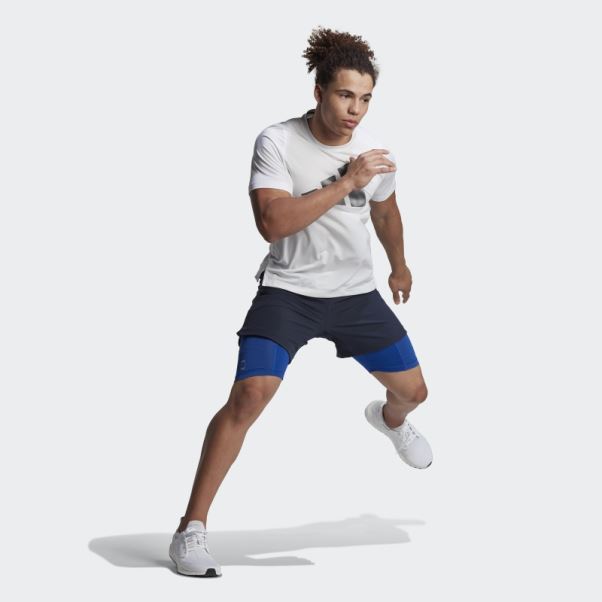 Short D'entraînement Hiit Spin Adidas Encre