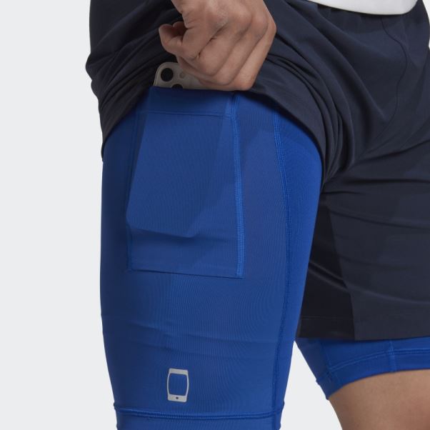 Short D'entraînement Hiit Spin Adidas Encre