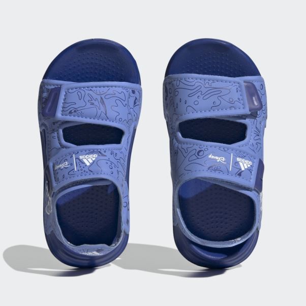 Adidas X Disney Altaswim Le Monde Des Sandales De Bain Nemo Mode Bleu