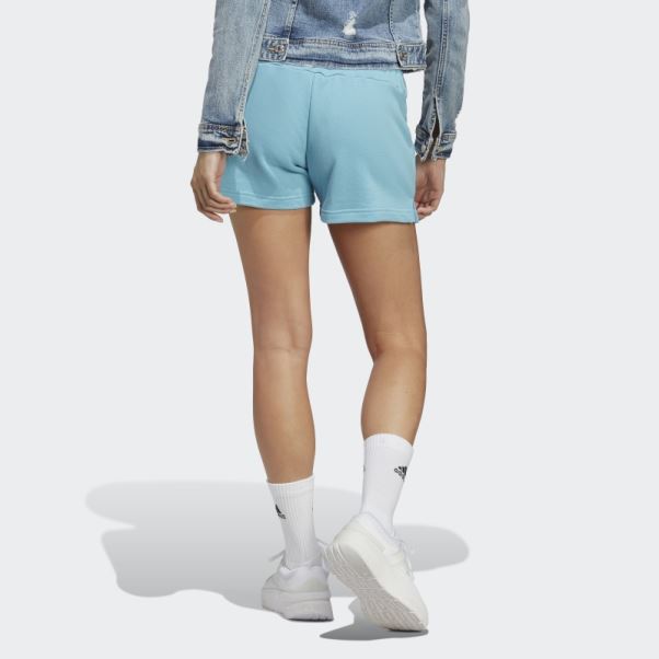 Short Adidas Linear Terry Adidas Bleu