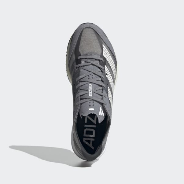 Chaussures De Course Adidas Adizero Adios 7 Grises