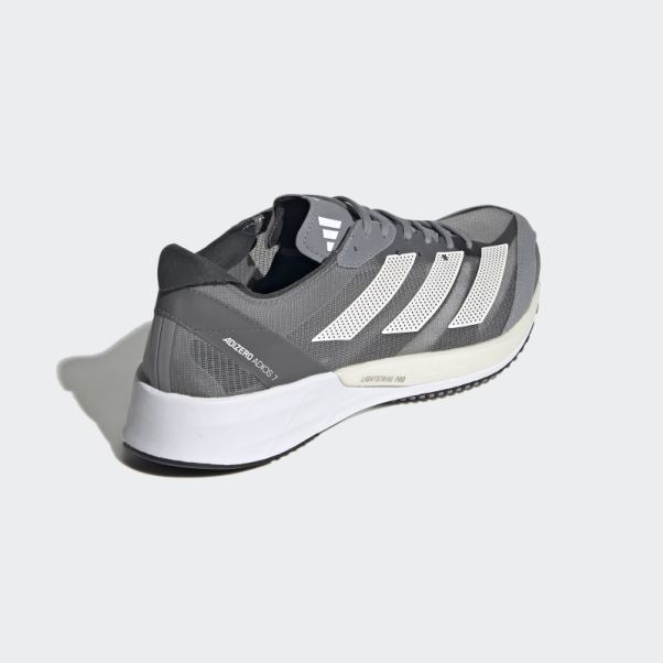 Chaussures De Course Adidas Adizero Adios 7 Grises