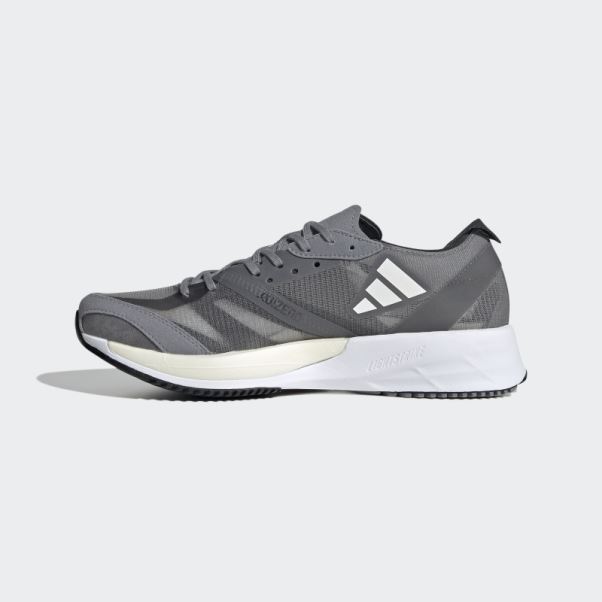 Chaussures De Course Adidas Adizero Adios 7 Grises